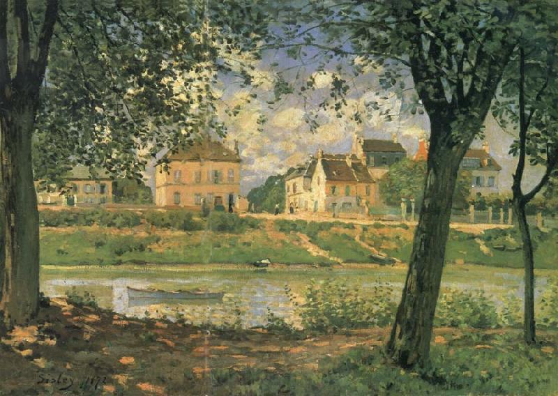 Alfred Sisley Villeneuve la Garenne on the Seine